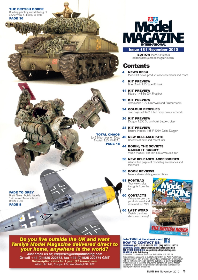 Tamiya Model Magazine 181 (2010.11)